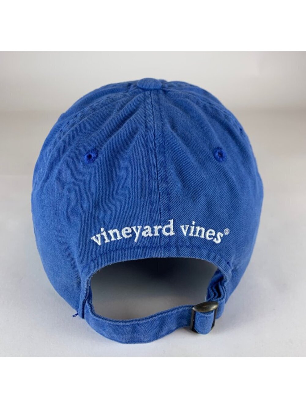 Vineyard Vines Unisex Blue Relaxed Fit Strapback Adjustable Hat - Picture 3 of 5